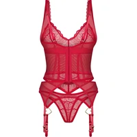 Corset Obsessive Cupide Desir Roșu L-XL
