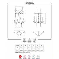 Corset Obsessive Heartina Negru S-M