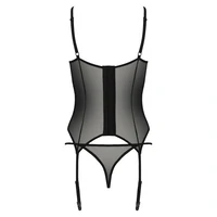 Corset Passion Eco Zinnia Negru L-XL
