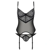 Corset Passion Eco Zinnia Negru S-M