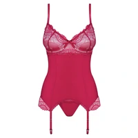 Corset Roșu Obsessive Rosalyne S-M
