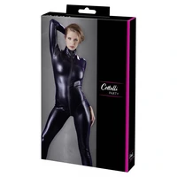 Costum Latex Cottelli Collection Jumpsuit Negru XS
