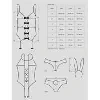 Costum Obsessive Bunny Suit Roz S-M