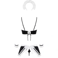 Costum Obsessive Maid Negru S-M