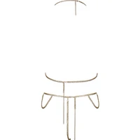 Cottelli Collection – Bikini Din Lanț Auriu, Ajustabil
