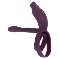Couples Choice – Inel Vibrant 10 Moduri, Reîncărcabil Mov