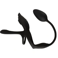 Couples Choice Inel Multifuncțional 5 în 1, Reîncărcabil Negru