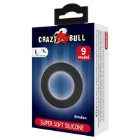 Crazy Bull Brodan Inel Din Silicon Negru Flexibil