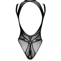 Crotchless Body Cottelli Collection Maya Negru S-L