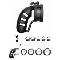 Cușcă de Castitate Man Cage Silicon Model 19 Negru