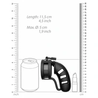 Cușcă de Castitate Man Cage Silicon Model 19 Negru
