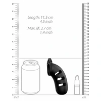 Cușcă de Castitate Man Cage Silicon Model 21 Negru