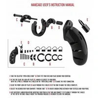 Cușca Penis Castitate Model 01 Negru