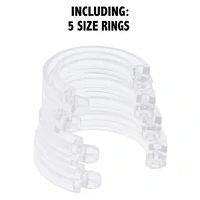 Cușcă Penis Electrică Discretă cu Telecomandă Transparent
