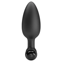 Debra Plug Anal Vibrant 10 Funcții, Flared — Negru