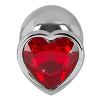 Diamond Anal Plug Large Argintiu