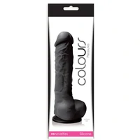 Dildo Cu Ventuză Negru 16cm