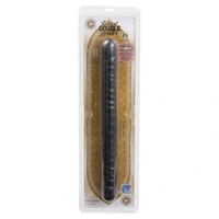 Dildo Double Header Veined Negru