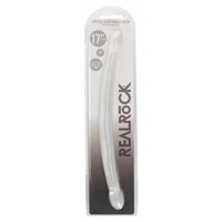 Dildo Dublu Non Realistic C Transparent