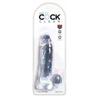 Dildo King 7 Inch Penis Transparent