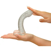 Dildo Lazy 17cm Transparent
