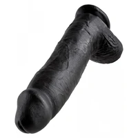 Dildo Realistic 30cm Cu testicule Negru