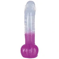 Dildo Realistic Jolly Ready Mate 19cm Transparent