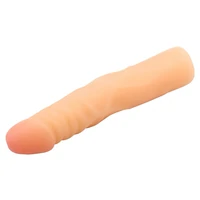Dildo Realistic White Flexible Spine 19cm