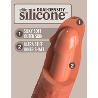 Dildo Silicon Dual-density 22cm Ventuză Puternică