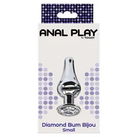 Dop Anal Diamond Bijou Small Argintiu
