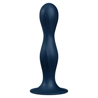 Double Ball-R Weighted Dildo Albastru