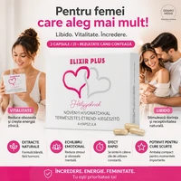 Elixir Plus Femei 4 Capsule Boost Natural Pentru Libidou