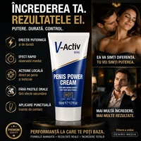 Erecție Prelungită Cremă V-Activ Penis Power 50ml