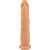 European Lover silicone — Dildo Realist 23 cm, Ventuză