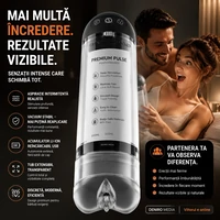 Extender Vibrating Penis Pump Transparent