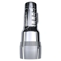 Fleshlight Quiver — Masturbator Vibrant, Reîncărcabil Argintiu