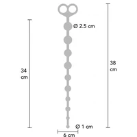Flexible Anal Beads Negru
