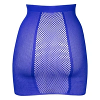 Fustă Le Désir High-Waist Fishnet Albastru S-L