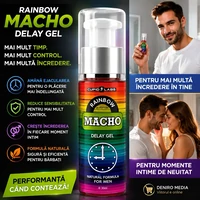Gel Întârziere Ejaculare Rainbow Macho 50ml