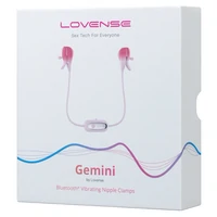 Gemini App-Controlled Vibrating Nipple Clamps Roz
