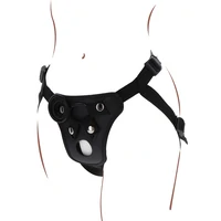 Ham Strap-On TOYJOY cu Gaură De Plăcere, Negru