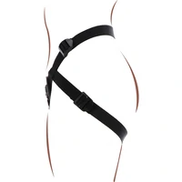Ham Strap-On TOYJOY cu Gaură De Plăcere, Negru