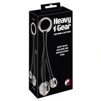 Heavy Gear – Inel Penian Metalic cu 2 Pluguri 31 cm Argintiu