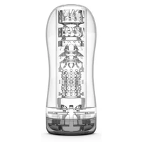 Hero Clear Blast – Stroker cu Vid, Transparent, 18 cm