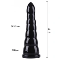 Hidden Desire Anal Cone XL 26 cm Negru – Plug XXL