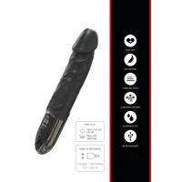 Hidden Desire Anal Power Vibrator Negru Reîncărcabil