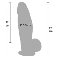 Hidden Desire Dildo Realist Din Silicon 22 cm