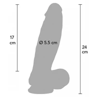 Hidden Desire - Dildo Realist Din silicon 22 cm, Discret