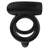 Hidden Desire Elite Power Twin C-Ring - 10 Moduri, IPX7 Negru