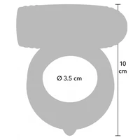 Hidden Desire Elite Power Twin C-Ring - 10 Moduri, IPX7 Negru